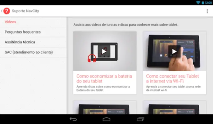 Suporte android App screenshot 0