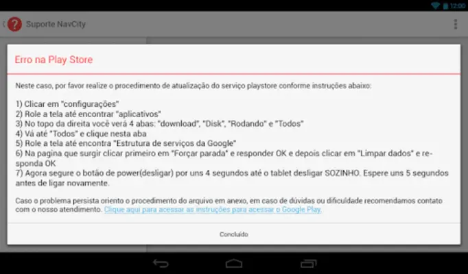 Suporte android App screenshot 2