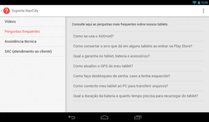 Suporte android App screenshot 3