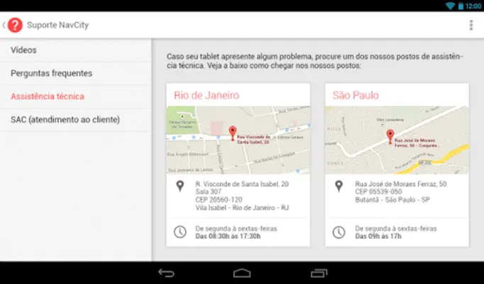 Suporte android App screenshot 4